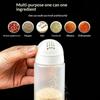 1Pcs Kitchen Seasoning Containers 400/600Ml Clear Plastic Spice Jar With Shaker Lids Bbq Outdoor Spice Jar Cooking Tool