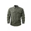Outdoor Casual Shirt High Elastic Multi-pocket Waterproof Breathable Sun-proof Shirt