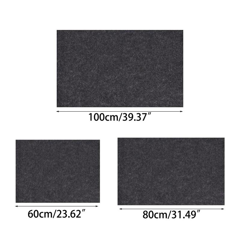 Customizable Size Balck Mat for Reptiles Habitats Terrarium Substrate Liner Reptiles Tanks Bedding Mat Liner
