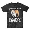 World's Best Bulldog Grandpa Dog Owner T-Shirt