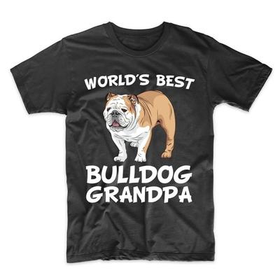 Weltbester Bulldoggen-Opa Hundehalter T-Shirt