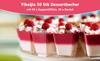 50-Pack 5.4oz Clear Plastic Dessert Cups with Lids & Spoons - Reusable Bowls for Pudding, Sundaes & Parties
