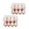 Farm Egg Display Case Secure Fasteners Egg Container Reusable Plastic Egg Cartons for Home Ranch Market Display Bulk for Farm