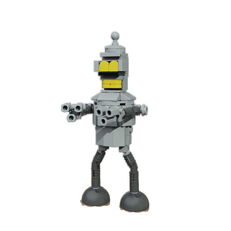 Klassischer Zeichentrickfilm Moc Core Charakter Roboter Bausteine Set - Pädagogisches Spielzeug Geschenk Für Jungen