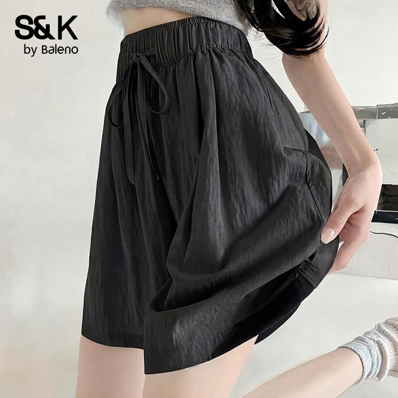 

Женские повседневные шорты Baleno S&K с высокой талией из ледяного шелка M