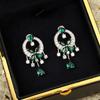 Hot Brand Vintage Earrings for Women Luxury Jewelry Fashion Butterfly Diamond Designer Eardrop Pure 925 Sliver Stud Earrings