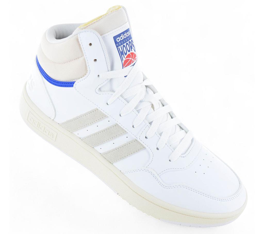 Adidas Hoops 3.0 Mid - Herren Sneakers Schuhe Weiß GZ1345 ORIGINAL