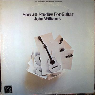 LP Schallplatte JOHN WILLIAMS - Sor: 20 Studien für Gitarre WGS8137 Westminster Gol 1970 US Klassisch Gebraucht