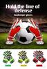 Guantes de Portero de Fútbol Juveniles, Azul Tranquilo, Guante de Fútbol para Niños con Protectores de Dedos