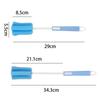 3Pcs Sponge Bottle Brushes with Adjustable Long Handle, Soft Dishwashing Foam Cleaning Brushes for Cups Mugs Kettles