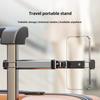 Portable Aluminum Alloy Phone Holder for Travel and Home – Foldable, Rotatable, and Telescopic Design for Airplane and High-Speed Rail Use.