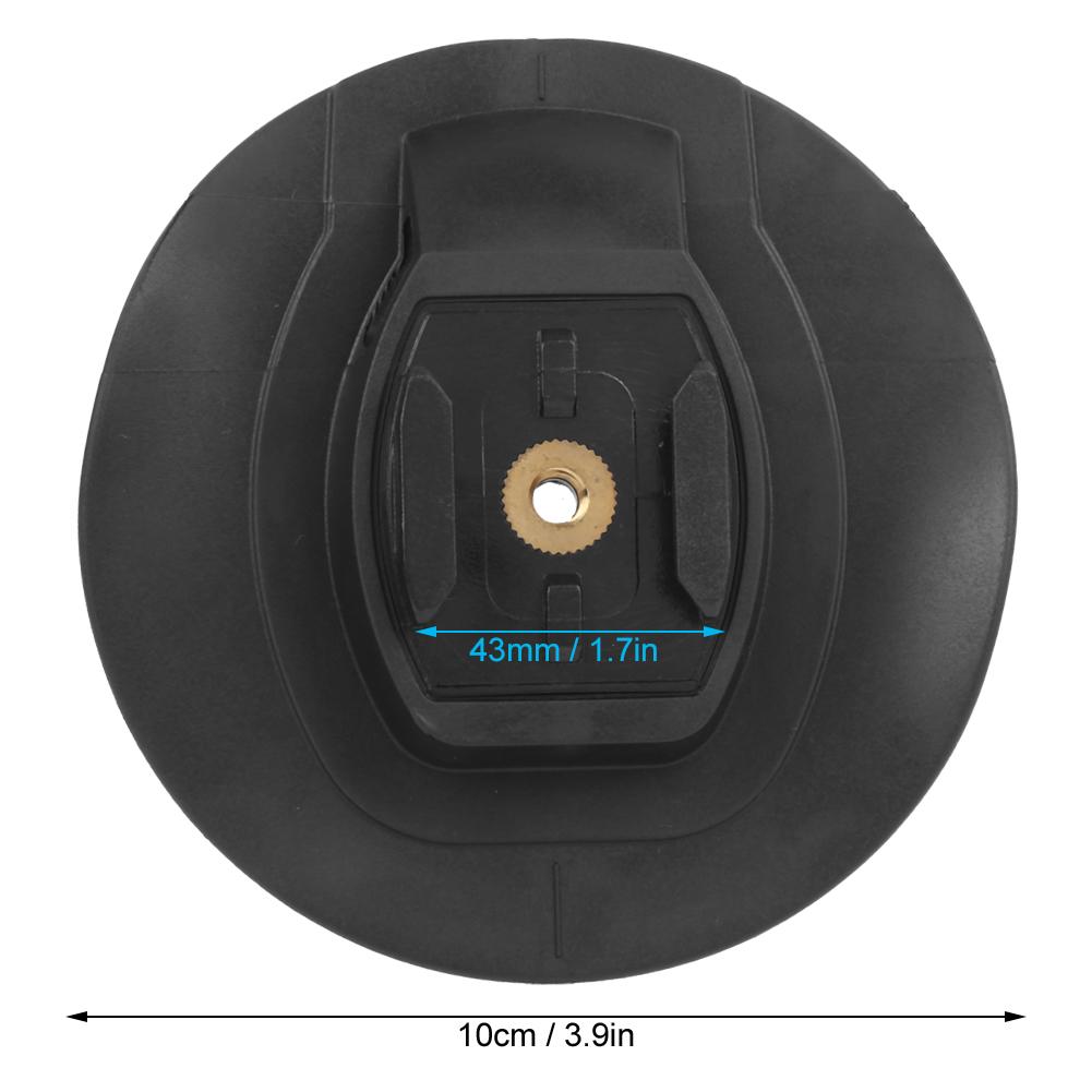 

Sports Camera Adhesive Mount Helmet Surfboard Adhesive Pads Base Camera Stabilization Tool Black