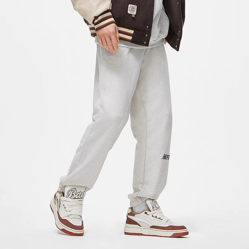 Li Ning Knitted Sweatpants Men's Gray AKLT073-5