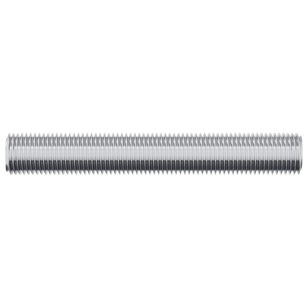 Threaded Rod 2 pcs Silver 8 x 55 mm Steel