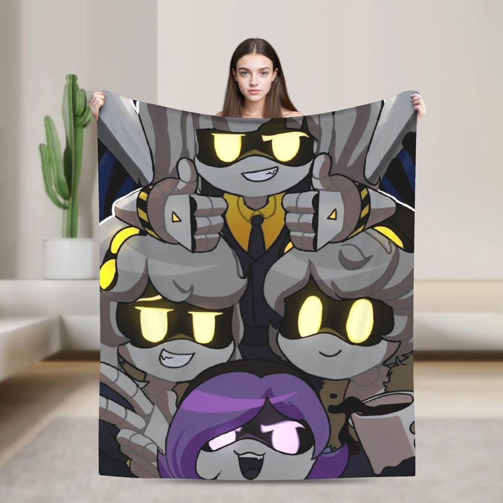Robot Murder Drones V Uzi  Blanket Quality Super Warm  Bedding Throws Winter Airplane Travel Couch Chair Comfortable Bedspread