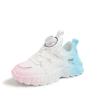 New Winter Girls' Shoes: Children's Fleece-Lined Warm Cotton Shoes, Medium and Large Children's Rotating Buckle Sneakers, Student Shoes