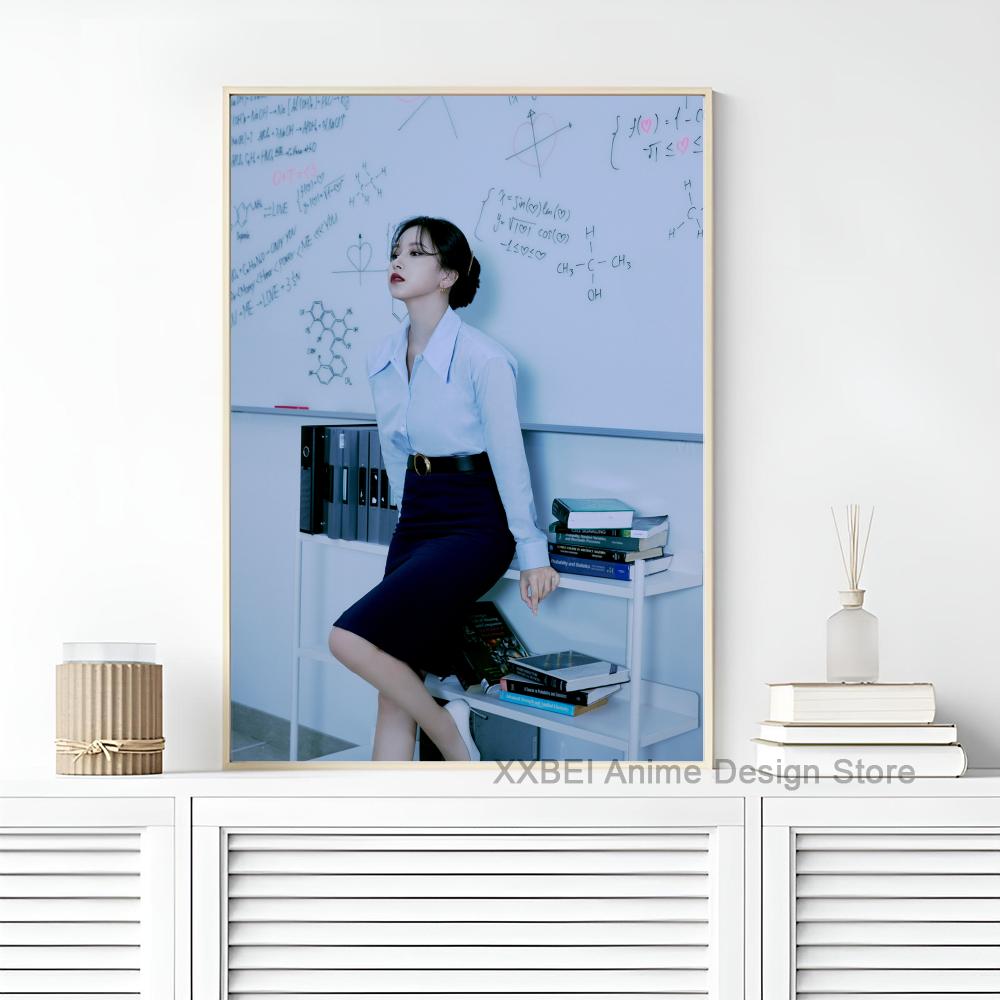 1 bucată Kpop Girl Group T-Twice Formula of Love Album Concept Poster Autocolant Dormitor Studiu Agățat Perete Pictură Decorare Acasa