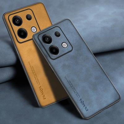 Per Redmi Note 13 Pro Custodia in pelle di pecora PU opaca per Xiaomi Redmi Note 13 Pro 4G Custodia morbida con retro opaco
