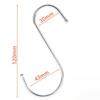 1/5/10 Stück Edelstahl S-Haken mit scharfer Spitze Utensil Fleisch Kleiderbügel Hängehaken für Metzgerei Küche Backwerkzeuge