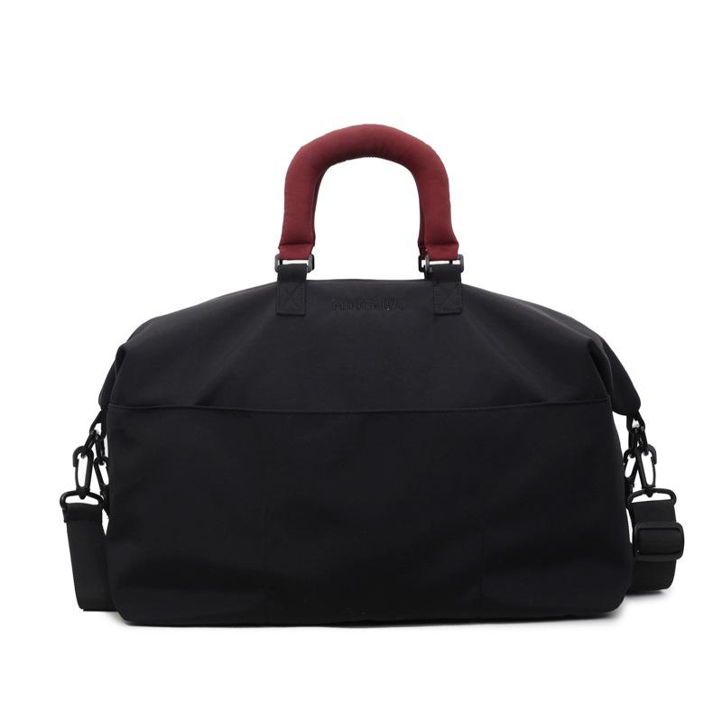 

Fitness bag Large capacity dopamine travel bag Textured storage duffel bag Portable shoulder yoga exercise bag чорний
