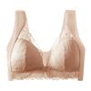 Sexy Lace Front Closure Push-up Triangle Bra