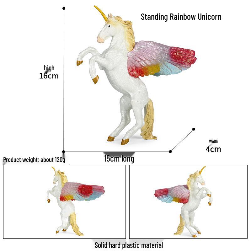 European Mythology Pegasus & Unicorn Model Toy Ornament