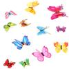 12Pcs 3D Butterfly Wall Stickers Decor Butterflies for Wedding Decoration Magnet Fridge Decals Decoration Sticker Color Sticker