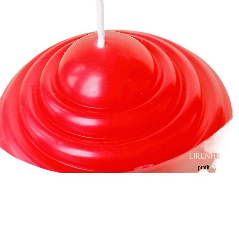 Large Red, White, & Yellow Cylinder Candle - Thick Household Lighting Candle