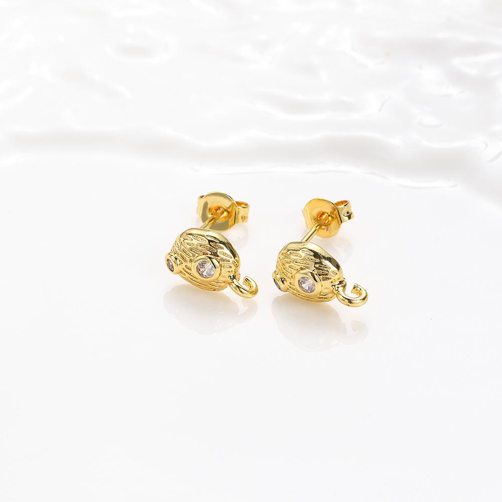 Versatile European & American Heart Pearl Y & U-Shaped Copper Earrings & Ear Cuffs