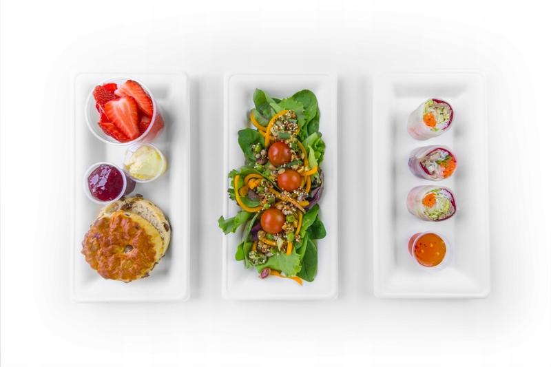 Disposable Sugarcane Tray X , Grill Catering