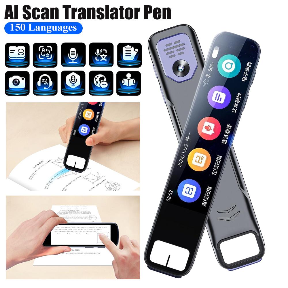 Scan Translation Pen Dictionary Language Translation Pen Real Time Text Scanning Point Reading Smart Voice Translator Device