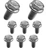 4PCS Car Top Front Skid Plate Bolts, Automotive Replacement Bolts, 12 mm Hex Head Stainless Steel Skid Plate Screws Replacement for 4Runner FJ