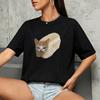 Sporty Fun Tshirt Oversized Summer Unisex Unisex Cat Bread Print T Shirt Leisure Hip Hop Short Sleeve Tops Tees