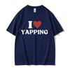 Funny I Love Professional Yapper Letter Graphic Tee Shirt Men Women O-Neck High Quality Fashion Oversized Cotton T-shirts Summer