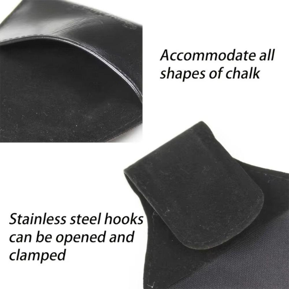 Storage Case Billiard Chalk Bag PU Pouch Snooker Chalk Holder Billiards Chalk Holder  Entertainment