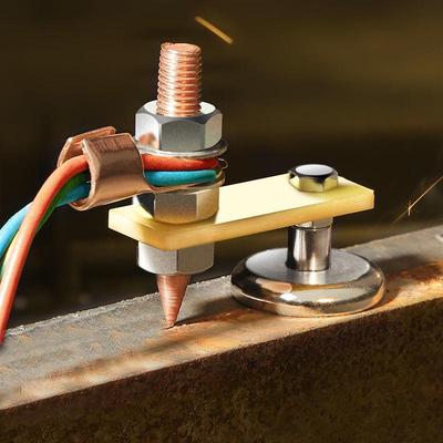 Elektrisches Schweißerdungswerkzeug mit starker magnetischer Kupferdrahtklemme
