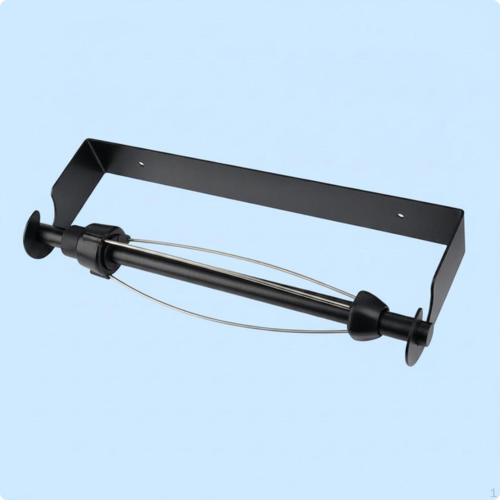 Wall Mount Paper Towel Holder Metal Horizontal Hardware for Homeowners, Renters,