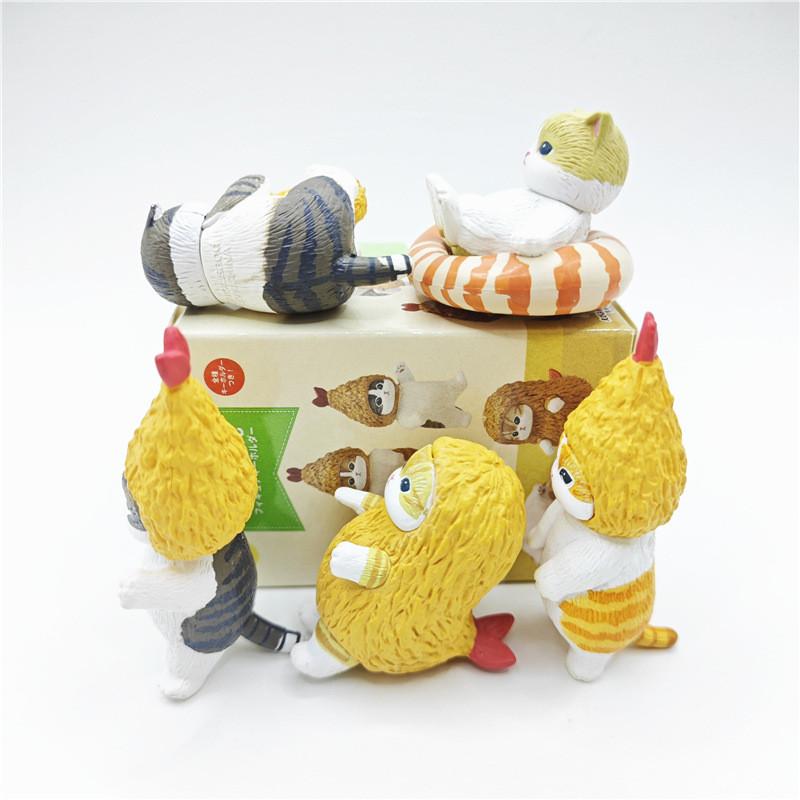 Fortune Eyecatching Cat Sandy Shrimp Cat Series 2 Blind Box Collectible Toy Set