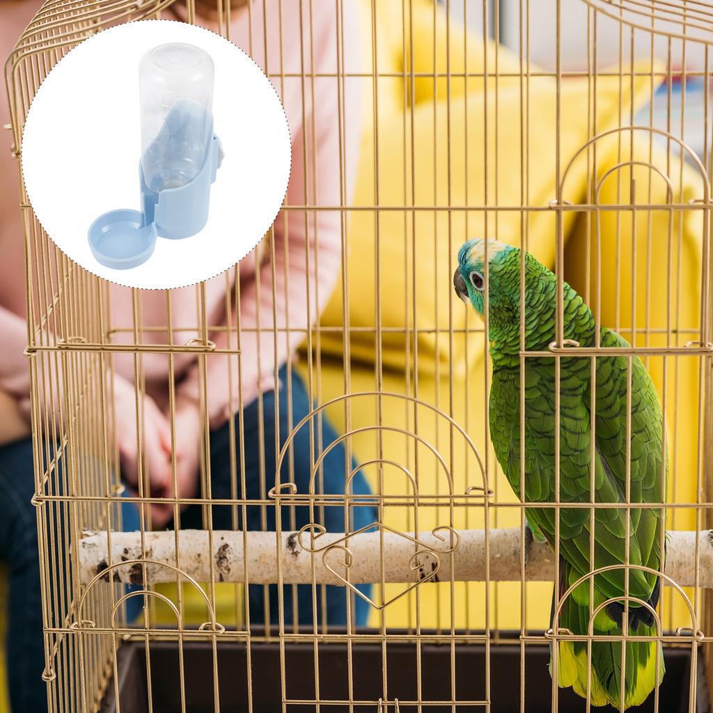 Automatic Hanging Bird Water Feeder High Quality Plastic Drinking Bottle Dispenser Parrots Cage Continuous Water Supply Easy