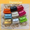 Colorful Trendy Pu Mini Shoulder Bag With Chain Strap For Urban Simple Style
