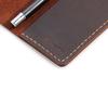 Robrasim Field Notes Leather Journal Cover, Moleskine Cahier Notebook Cover, Handmade Vintage Leather Cover for 3.5" X 5.5" Notebooks, Coffee