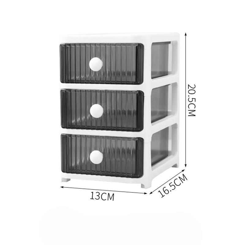 Desktop-Aufbewahrungsbox Multifunktionale mehrschichtige Schubladenaufbewahrungsschrank Kosmetik Student Schreibwaren Kleinigkeiten Aufbewahrungsbox