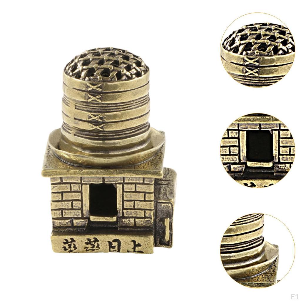 Gold Burner Brass Holder Multi Functional Fragrance Stand for Kitchen Office