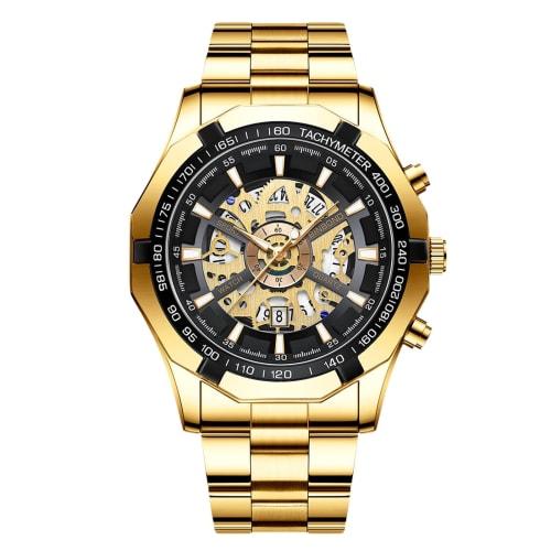 RORIOS Men's Watch with Date Display, Quartz Movement, Luminous Movement, Lightweight, Multi-Function, Waterproof, Perfect for Work or Commuting, Styl