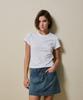 SHINE ON YOU Cotton Basic T-Shirt_ White