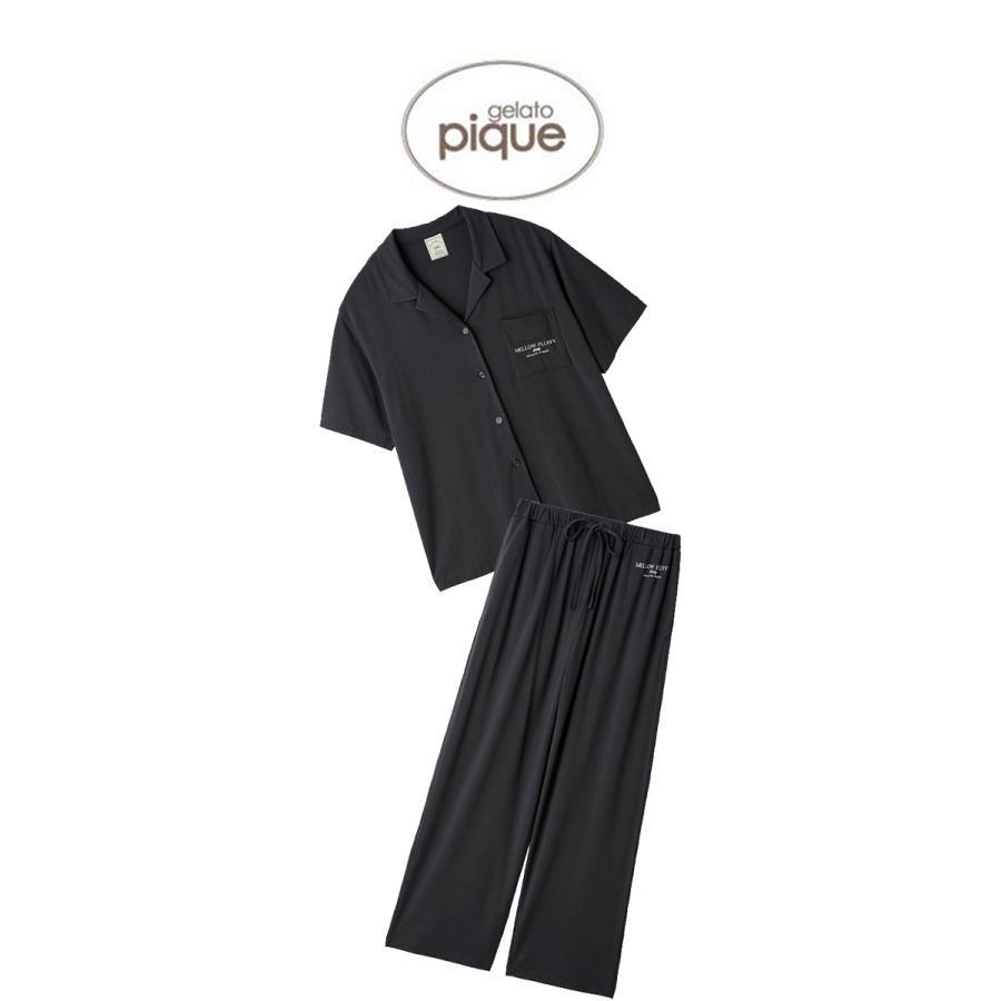 gelato pique cool touch COOL rayon logo shirt long pants set pwct262296set pwcp262301 gelato pique pajamas top and bottom set gelato pique