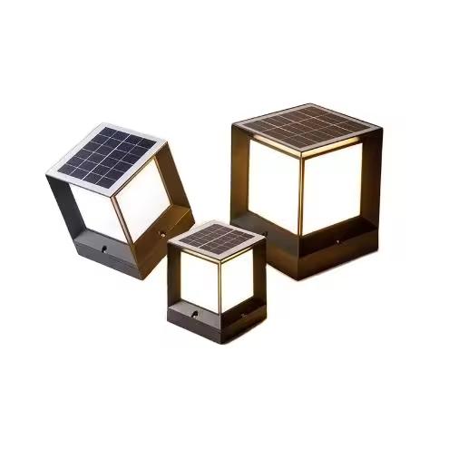 Simple Modern Solar Garden Lights Solar-powered LED Warm White Solar Panel Included Suitable for Garden Home Use Waterproof IP65