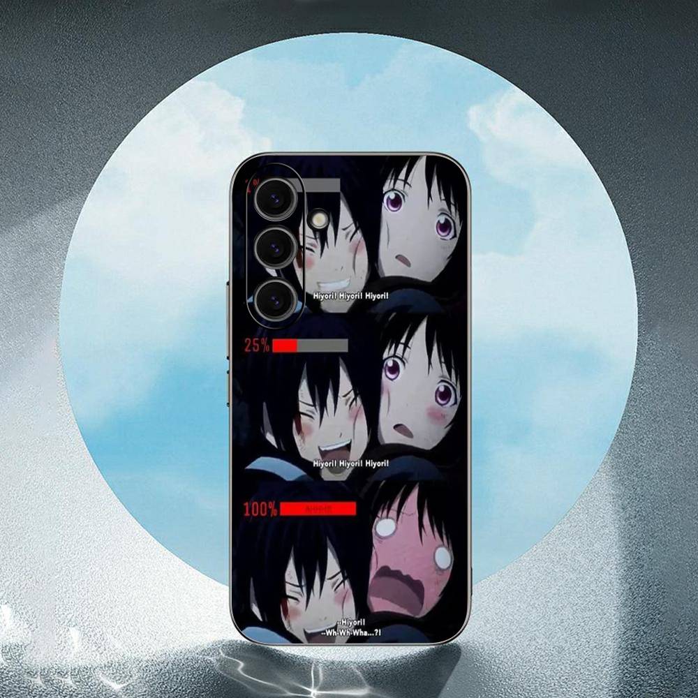 Japanese Yato Noragami Anime Art Luxury Black Phone Case For Samsung Galaxy S23 S24 S25 Ultra S22 Plus S21