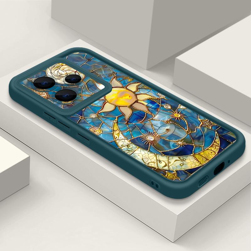 Creative Moon Patterned TPU Phone Case For Xiaomi 14T Pro 13T Pro Shockproof Soft Silicone Back Cover Fundas For Xiaomi 14T 13T