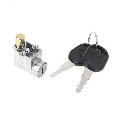 Blocchetto di accensione Pacco batteria Scatola di blocco + 2 chiavi Per moto scooter e-bike